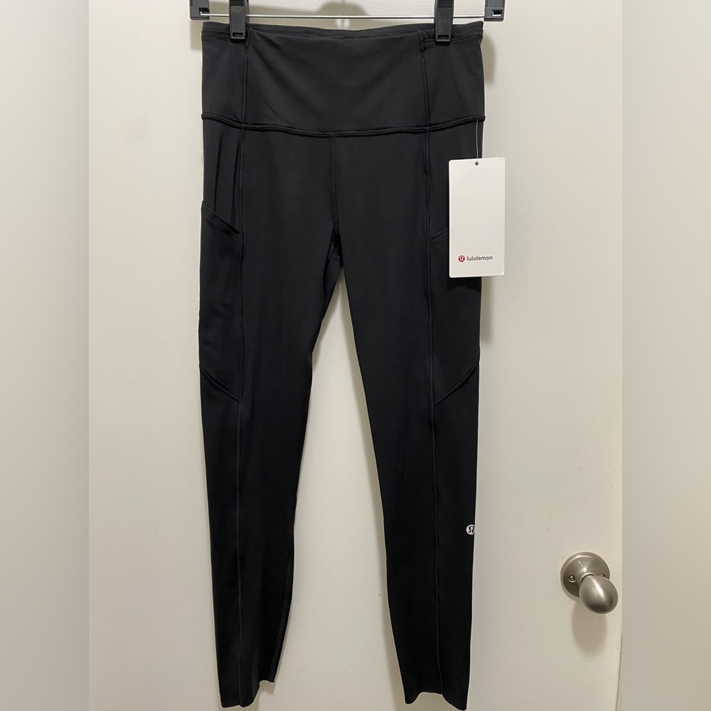 Lululemon Fast and free 25” Tight * Cool NWT color:black size 6